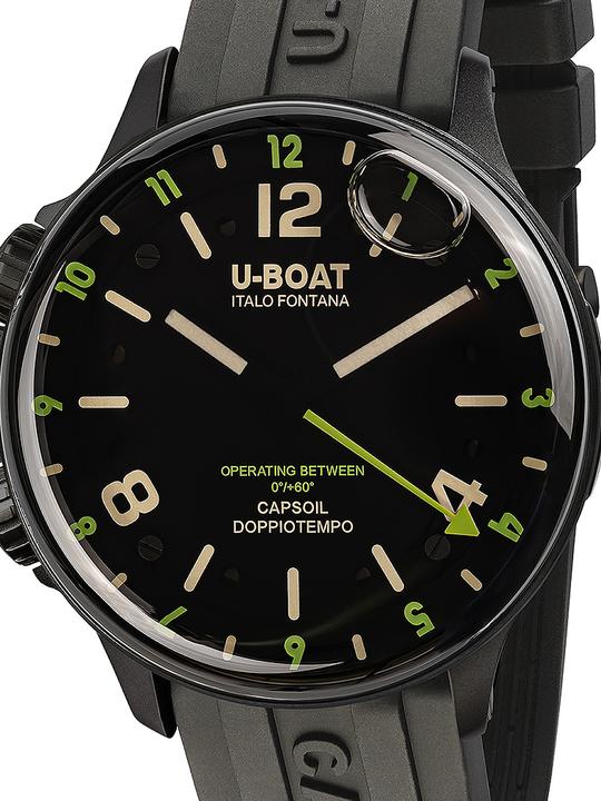 U-Boat 8840/B Capsoil Doppiotempo DLC GMT 45mm 10ATM (Analoguhr, 45 mm)