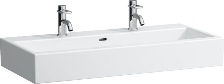 Image du produit Laufen Living City lavabo à poser, sans trou pour robinet, avec trop-plein, 1000x460mm, blanc (600 mm, 1000 mm)