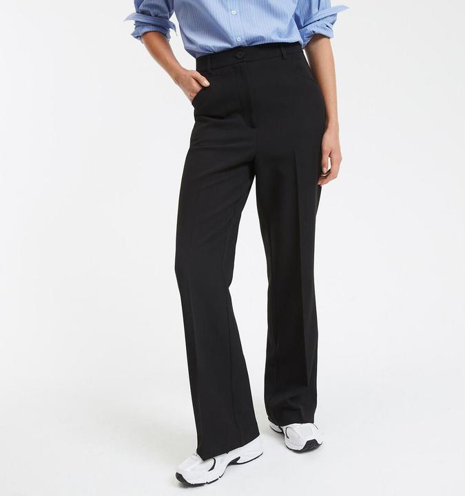 Actual product image La Redoute Collections Flare trousers (32)