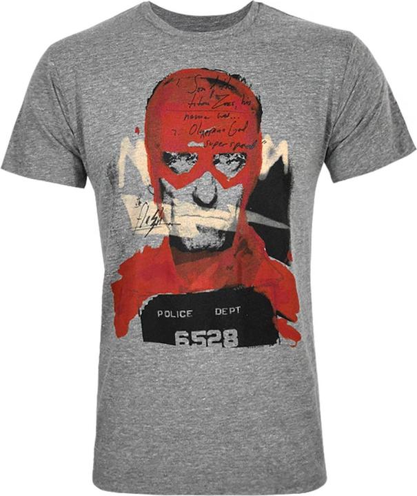 Actual product image Junk Food Mens Mugshot The Flash T-Shirt (L)