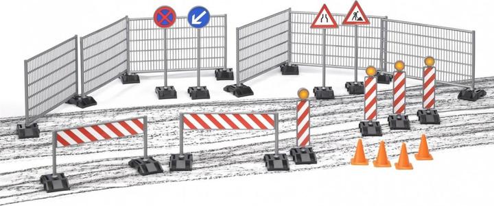 Actual product image Bruder Construction site set