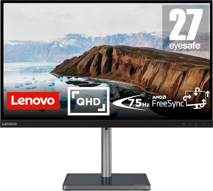 Actual product image Lenovo L27q-38 (2560 x 1440 pixels, 27")