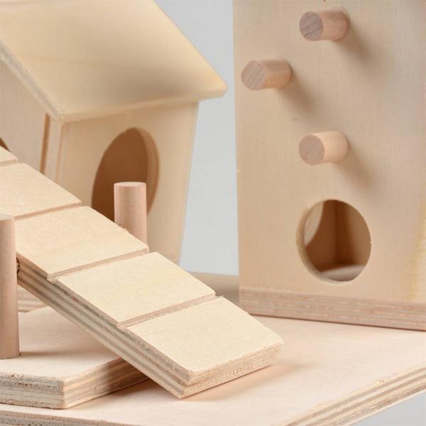 Immagine prodotto Duvoplus Area giochi in legno per roditori