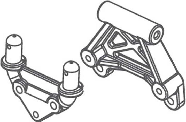 Produktbild Absima Karosseriehalter-Set