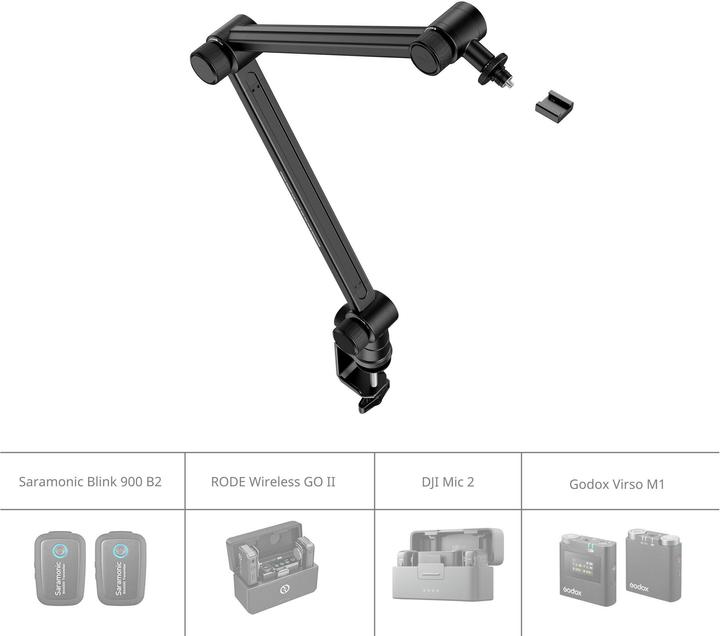 Actual product image SmallRig Microphone Boom Arm Desk Mount 4303