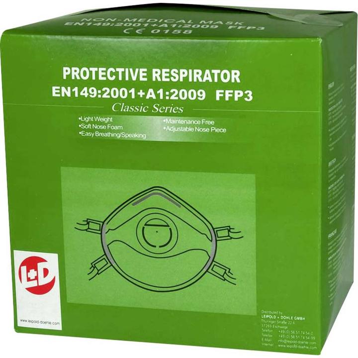Produktbild Upixx Feinstaubmaske (FFP3 D, 10 x)