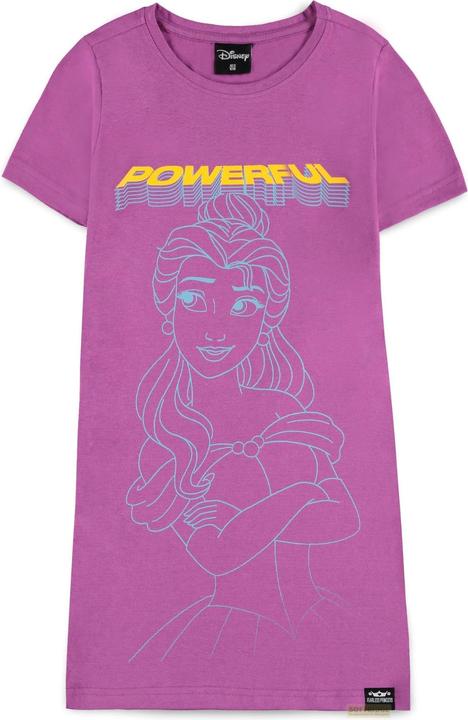 Difuzed Disney Fearless Princess (Kids) - Belle Girls Short Sleeved T-shirt Dress - 158/164 (158)