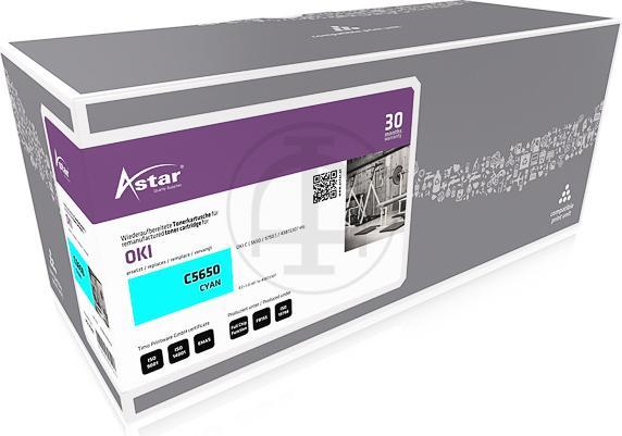 Immagine prodotto Astar Ciano - compatibile - cartuccia toner - per OKI C5650dn (C)