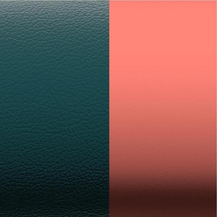 Les Georgettes Bleu de minuit/Blush métal (1.40 cm, Leder)