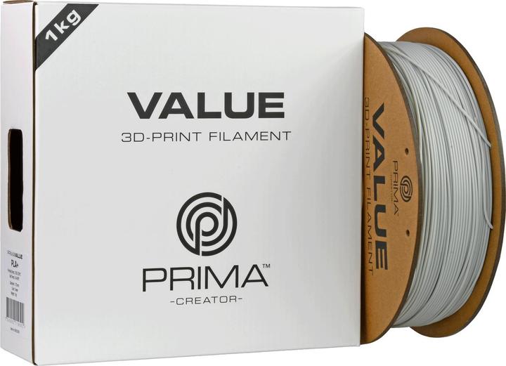 Image du produit Prima Creator PrimaValue PLA+ (PLA, 1.75 mm, 1320 g, Gris)