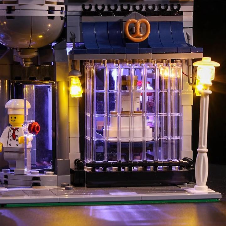 Image du produit BrickBling Set de lumière LED pour LEGO - Creator Expert - Vie urbaine (10255) incl. télécommande
