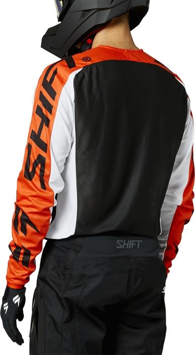 Produktbild Shift Jersey White Lbl Fade Blk/Wht/O (L)