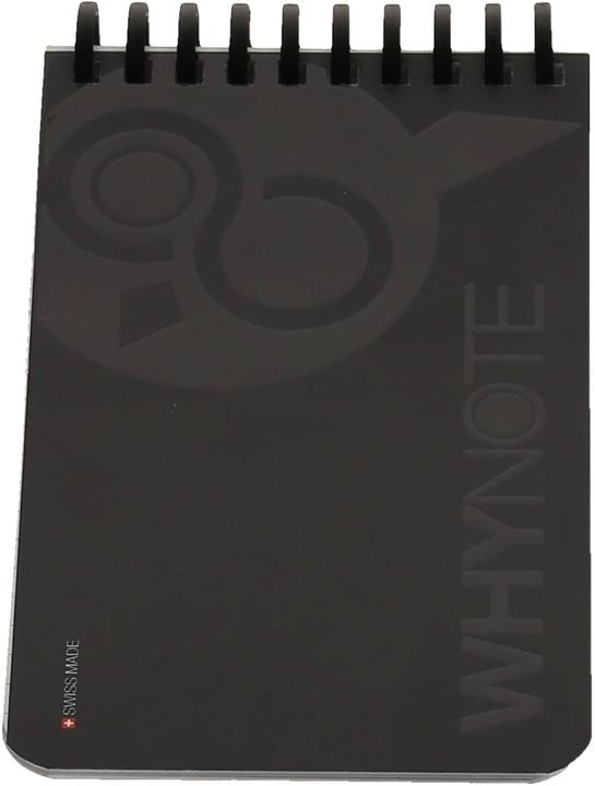 Produktbild Whynote Notizbuch A6 WNPBOK01 starter-kit, schwarz (A6, Liniert, Blanko, Harter Einband)
