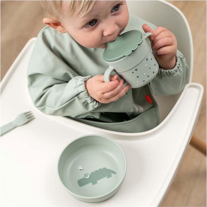 Actual product image Done by Deer Trinklernbecher Foodie Happy dots Grün