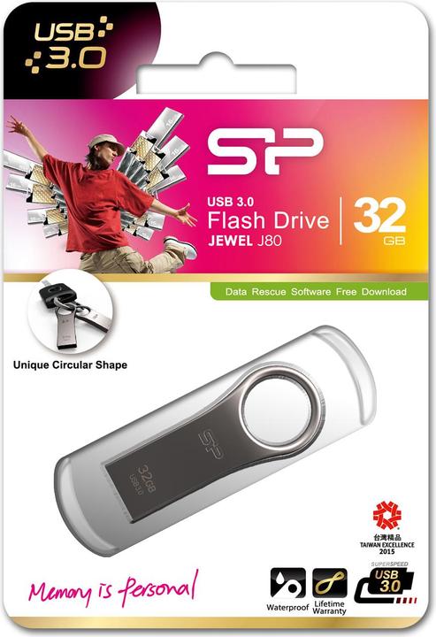 Immagine prodotto Silicon Power Gioiello J80 (32 GB, USB-A, USB 3.0)