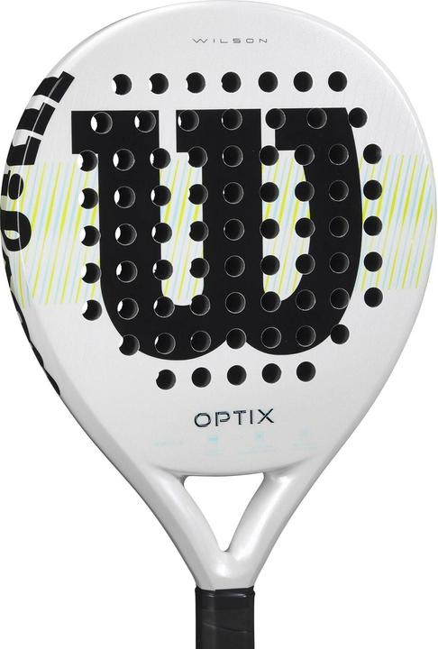 Actual product image Wilson Padelracket Optix V1 Weiss, Zielgruppe: Erwachsene, Kinder