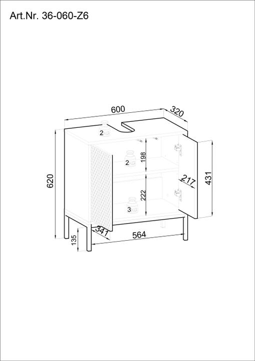 Immagine prodotto Bega BBK Birmingham (60 x 32 x 62 cm)