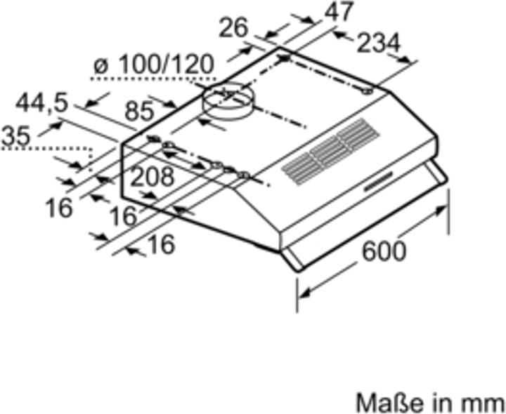 Image du produit Bosch Hausgeräte DUL63CC50 (Hotte à tiroir)