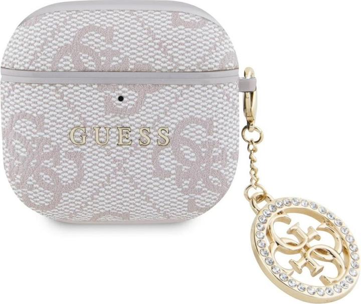 Immagine prodotto Guess 4G Strass Charm Cover für Apple Airpods 4 - rosa (Borsa per cuffie)
