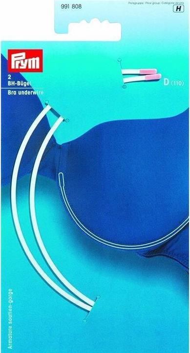 Actual product image Prym Bra underwire, white size F (115), card 2 pcs.