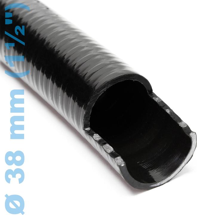 Actual product image Wiltec 5m Pressure Hose D38mm 550g/m Water Pump Pond