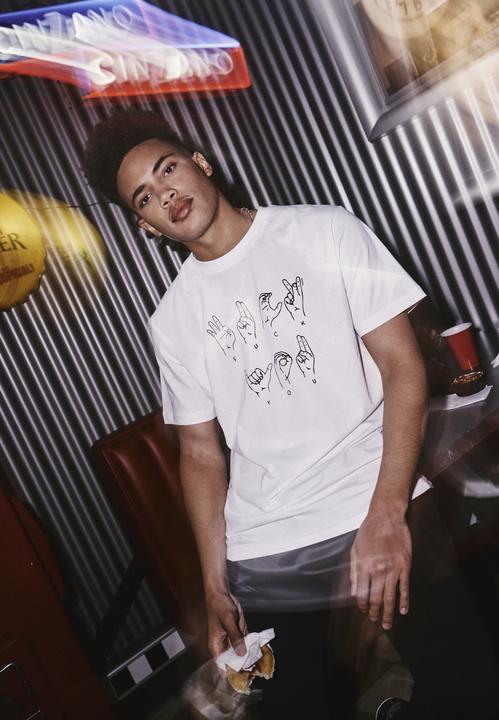 Produktbild Mister Tee FU Sign Language Tee (M)