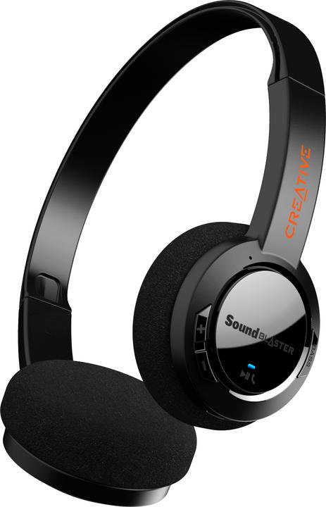 Productafbeelding Creative SOUND BLASTER JAM V2 Draadloze Bluetooth Hoofdtelefoon zwart (ANC, 22 h, Draadloze)