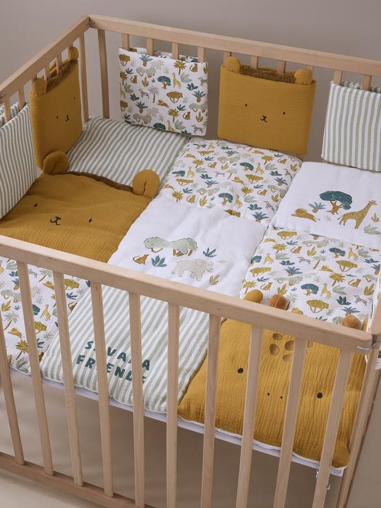 Produktbild Vertbaudet Baby Bettumrandung / Laufgitterpolster SAVANNE (22 cm, 66 cm)