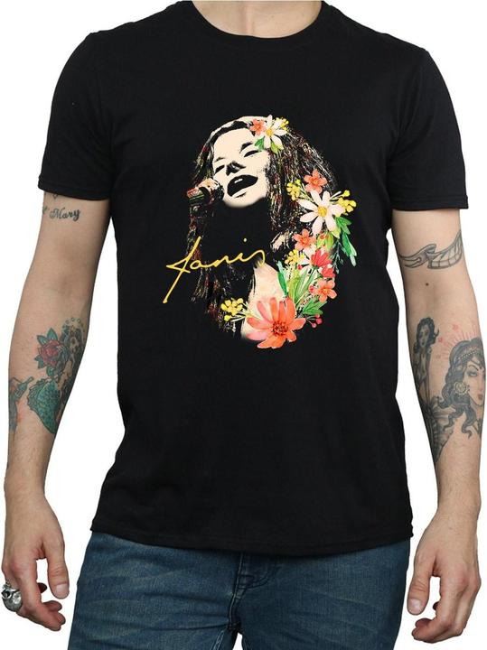 Image du produit Janis Joplin - T-shirt FLORAL PATTERN - Homme (M)