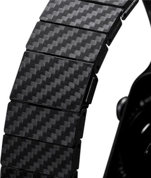 Produktbild Pitaka Gliederarmband aus echtem Carbon Black (1K Karbonfaser)