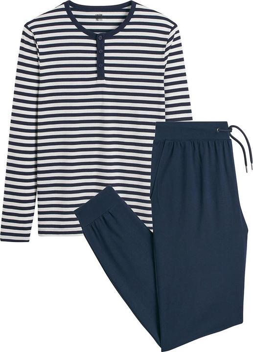 La Redoute Collections Pyjama aus Baumwoll-Jersey