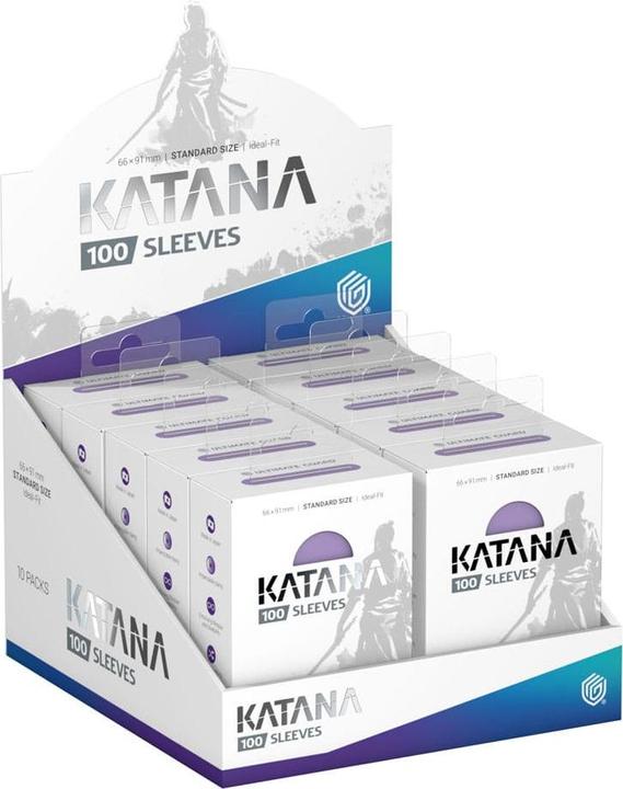 Actual product image Ultimate Guard Katana sleeves standard size Summer Cloud (100)