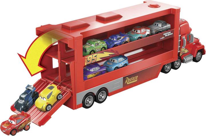 Actual product image Disney Cars Mack Mini Racers Hauler