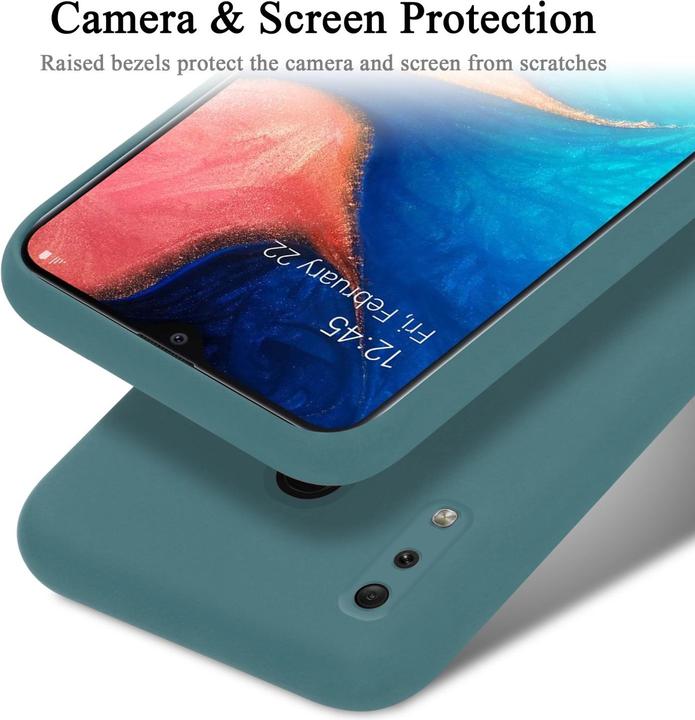 Productafbeelding Cadorabo TPU Liquid Silicone Case Cover (Samsung Galaxy A20, Samsung Galaxy M10, TCL A30)