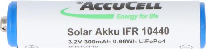 Produktbild AccuCell Akku Solar IFR 10440 AAA Solar mit Kopf ungeschützt (1 Stk., 200 mAh, Akku)