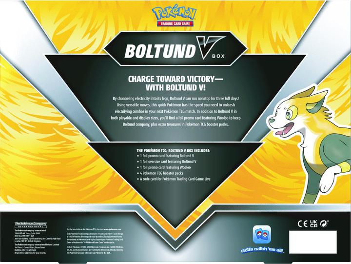 Image du produit Pokémon Pokemon TCG Boltund V-Box (Anglais, Coffret & Collection)