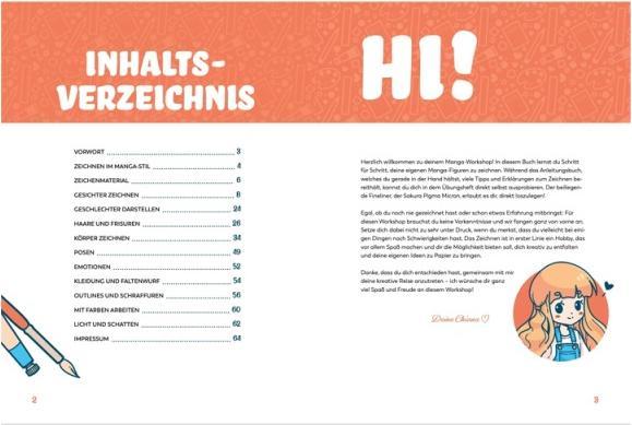 Produktbild Der Manga-Workshop. Schritt für Schritt die Grundlagen des Manga-Zeichnens lernen (Deutsch, Chiana, 2023)