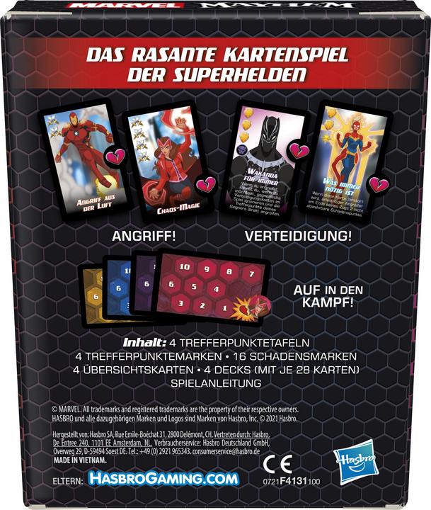 Produktbild Hasbro Gaming Kartenspiel Marvel Mayhem (Deutsch)