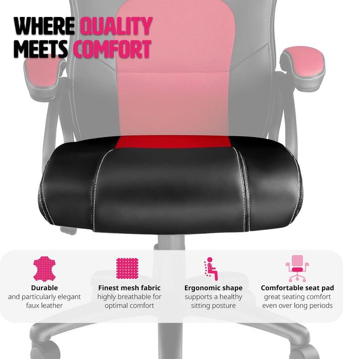 Image du produit tectake Fauteuil de bureau Tyson