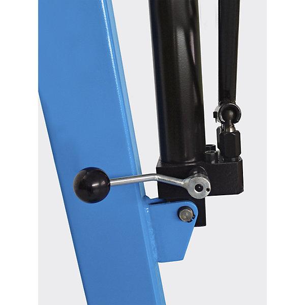 Image du produit Janssen Hydraulik-Technik Grue d'atelier BLUE, force 500 kg, châssis roulant en forme de V, système