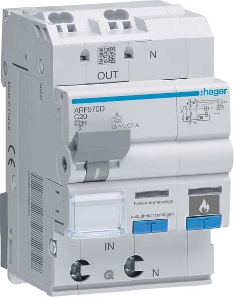 Actual product image Hager ARF970D