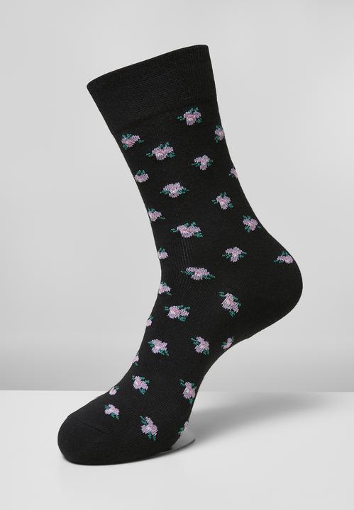 Produktbild Urban Classics Recycled Yarn Flower Socks 3-Pack (3er Pack, 35 - 38)