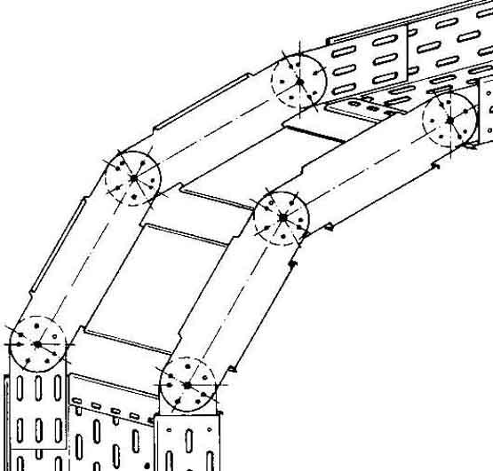 Produktbild Niedax NIE RGS 85.600 Bogen, verstellbar, vertikal, 85x600 mm bandverzinkt (8.50 cm)