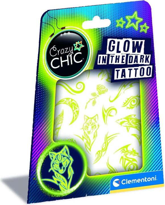 Produktbild Clementoni Crazy Chic - Urban Tattoos leuchten im Dunkeln