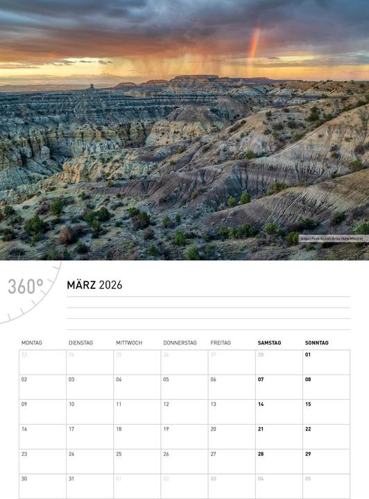 Produktbild USABroschürenkalender2026 (A4, Deutsch)