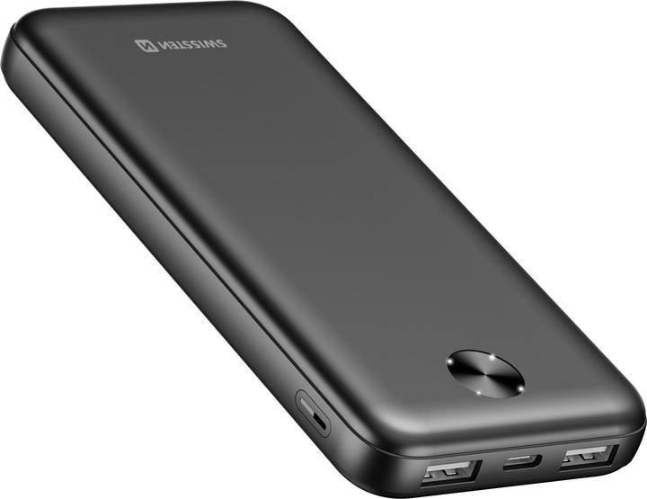 Immagine prodotto Swissten Power Bank 10000 Mah Worx Pro Black (10000 mAh, 10.50 W, 10.50 Wh)