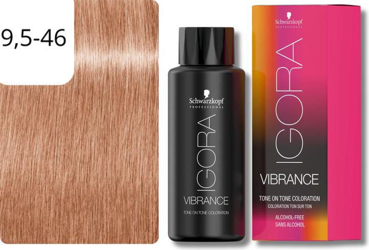 Produktbild Schwarzkopf Professional IGORA Vibrance Haartönung NEU (9,5-46 Beige Schoko Toner)