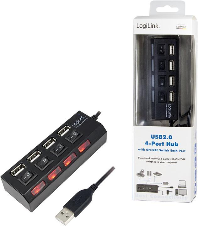 Immagine prodotto LogiLink UA0128 (USB-A, 4 Porti)