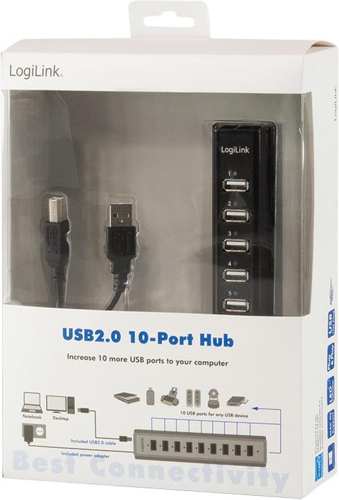 Produktbild LogiLink UA0096 (USB-A, 10 Ports)