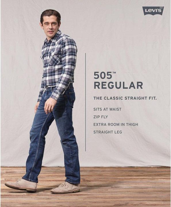 Produktbild Levis Levi‘s 505 Jeans stonewash (zip) (W33/L30)